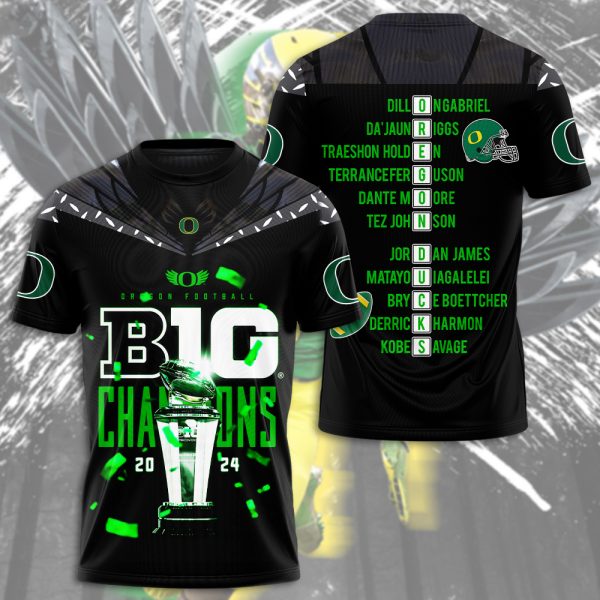 Oregon Ducks Football 3D Apparel - HOATT 7713