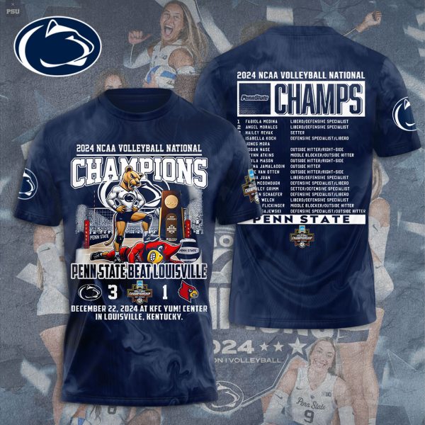 Penn State Nittany Lions Women's Volleyball 3D Apparel - TANTN 10102