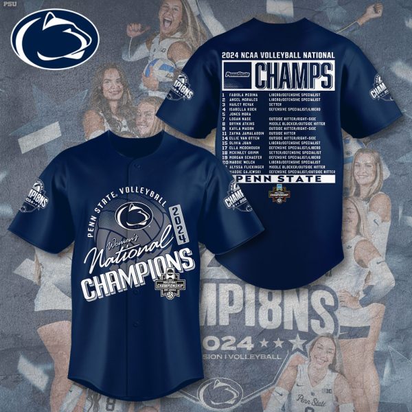 Penn State Nittany Lions Women's Volleyball Baseball Jersey - TANTN 10119