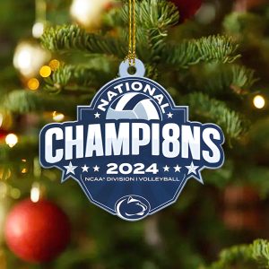 Penn State Nittany Lions Women's Volleyball Custom Shape 2-sided Acrylic Ornament - TANTN 10069