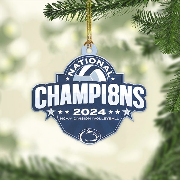 Penn State Nittany Lions Women's Volleyball Custom Shape 2-sided Acrylic Ornament - TANTN 10069