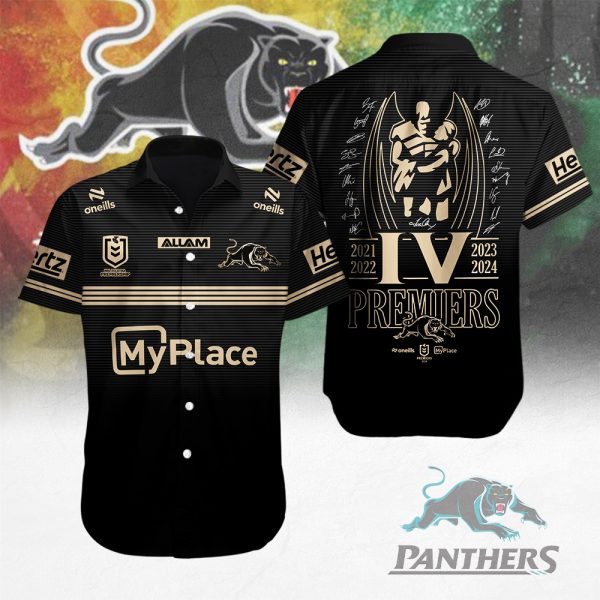 Penrith Panthers Short Sleeve Dress Shirt – MAITM 9168