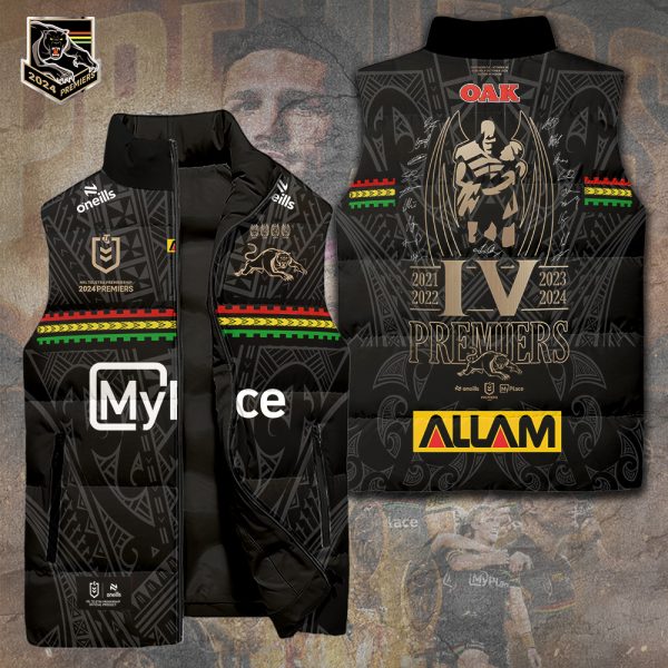 Penrith Panthers 3D Down Vest - TANTN 9915