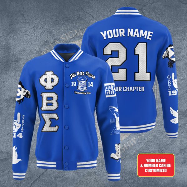 Personalized Phi Beta Sigma Varsity Jacket – TANTN 10170