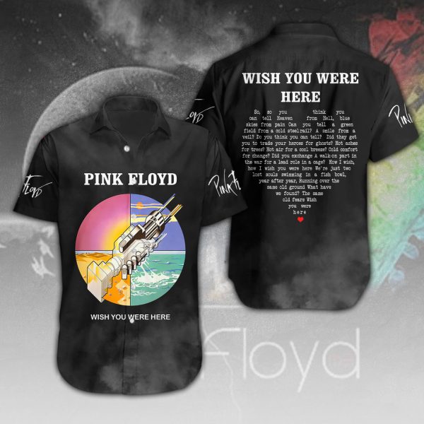 Pink Floyd Short Sleeve Dress Shirt – HOATT 7446.1