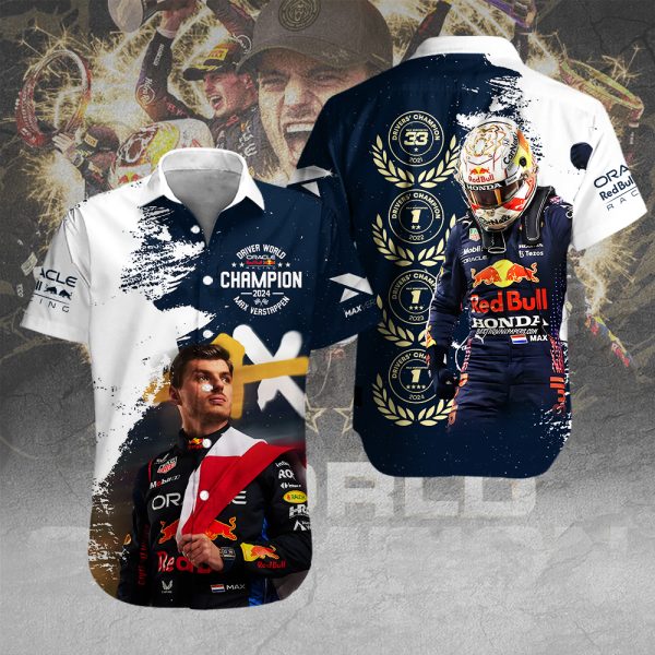 Red Bull Racing F1 x MV1 Short Sleeve Dress Shirt - MAITM 9057