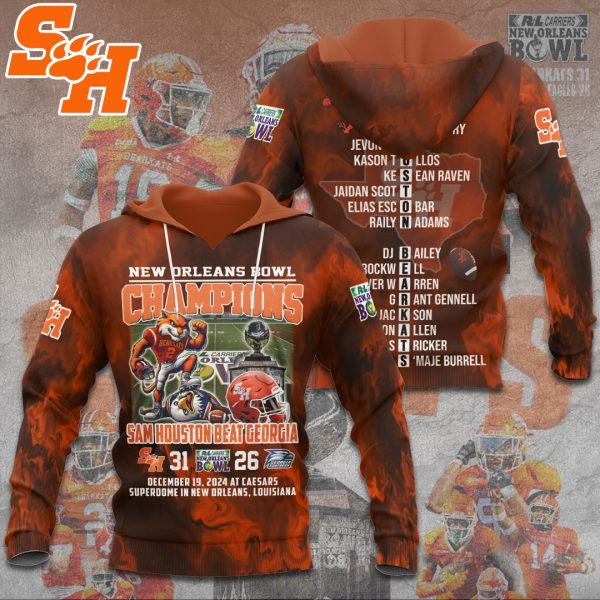 Sam Houston Bearkats Football 3D Apparel - TANTN 10080.1