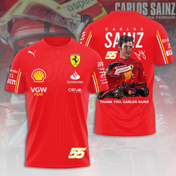 Scuderia Ferrari x Carlos Sainz 3D Apparel - HOATT 7676