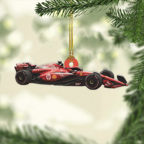 Lewis Hamilton x Scuderia Ferrari Custom Shape 2-sided Acrylic Ornament - TANTN 10108.4