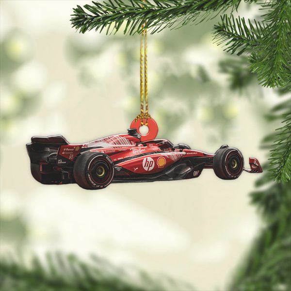 Lewis Hamilton x Scuderia Ferrari Custom Shape 2-sided Acrylic Ornament - TANTN 10108.2