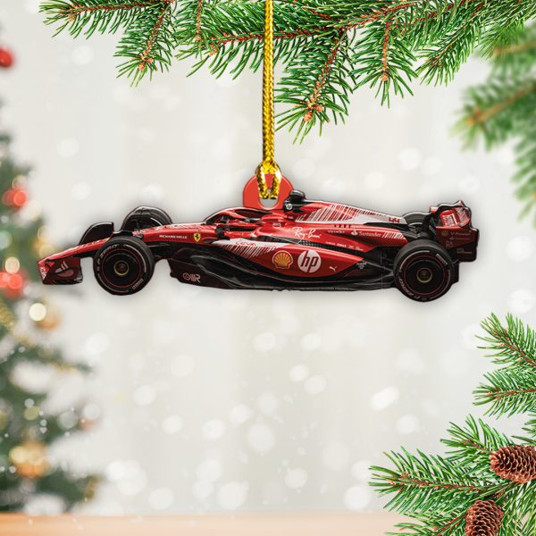 4PCS Lewis Hamilton x Scuderia Ferrari Custom Shape 2-sided Acrylic Ornament - TANTN 10108