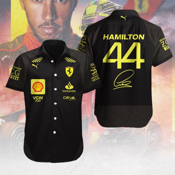 Scuderia Ferrari x Lewis Hamilton Short Sleeve Dress Shirt – MAITM 9241