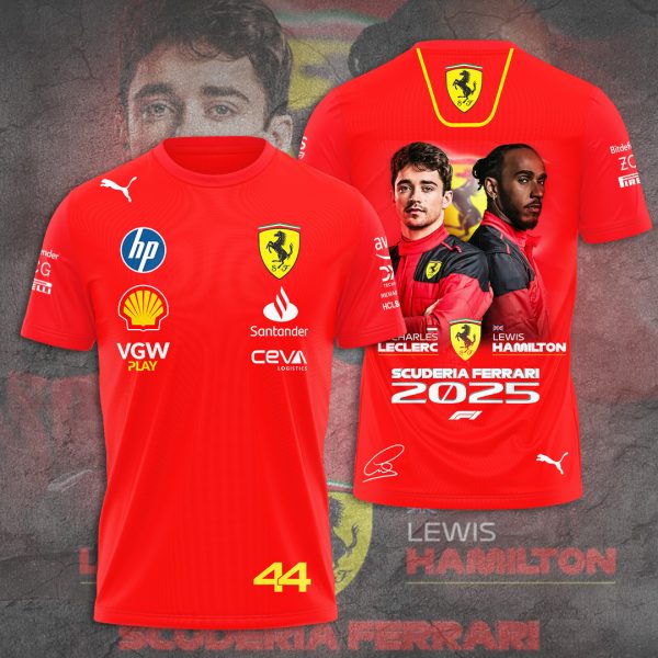 Scuderia Ferrari x Lewis Hamilton 3D Apparel - TANTN 9809