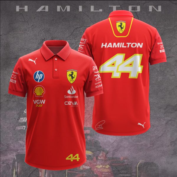 Scuderia Ferrari x Lewis Hamilton 3D Apparel - TANTN 9876