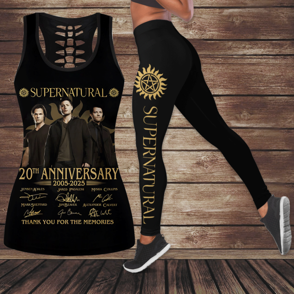 Supernatural Hollow Tank Top Leggings - GNE 2319