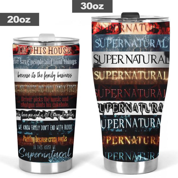 Supernatural Tumbler Cup - GNE NEW04