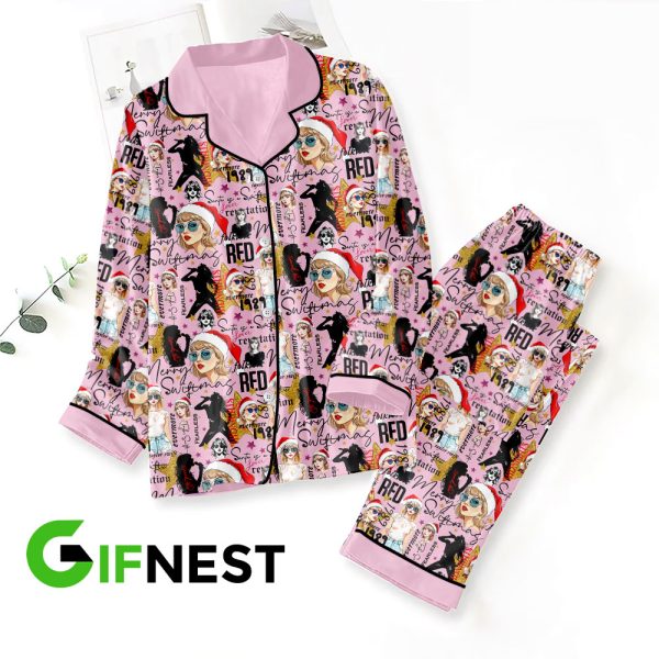 Taylor Swift Button Down Pajamas Set – HOATT 7554