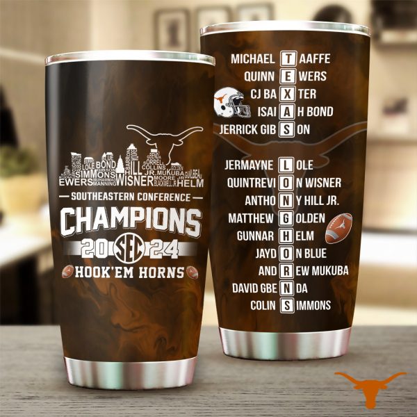 Texas Longhorns Football Tumbler Cup - TANTN 9868