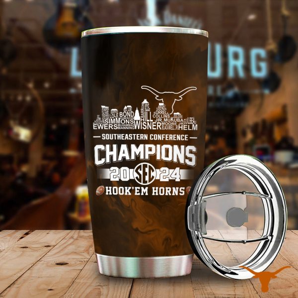 Texas Longhorns Football Tumbler Cup - TANTN 9868