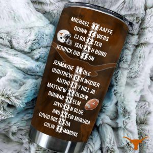 Texas Longhorns Football Tumbler Cup - TANTN 9868