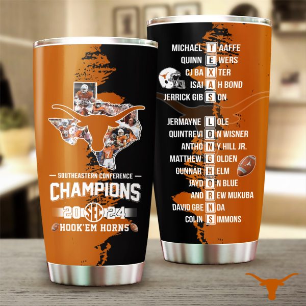 Texas Longhorns Football Tumbler Cup - TANTN 9872