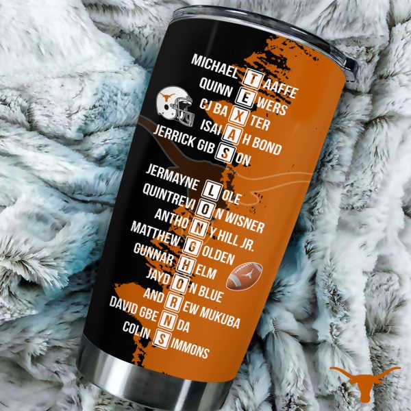 Texas Longhorns Football Tumbler Cup - TANTN 9872