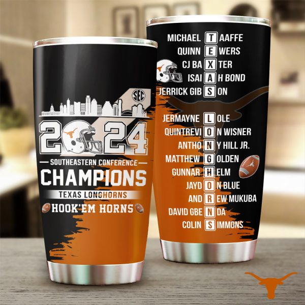 Texas Longhorns Football Tumbler Cup - TANTN 9874