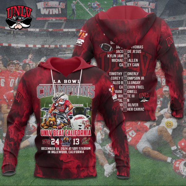 UNLV Rebels Football 3D Apparel - TANTN 10061