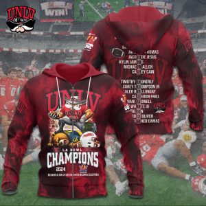 UNLV Rebels Football 3D Apparel - TANTN 10062