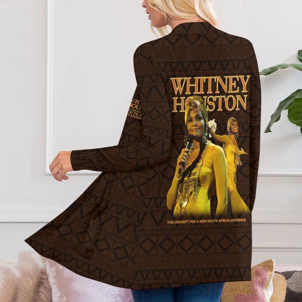 Whitney Houston Women's Patch Pocket Cardigan - HOATT 7416