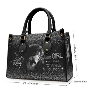 Whitney Houston Leather HandBag - HOATT 7413