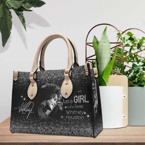 Whitney Houston Leather HandBag - HOATT 7413