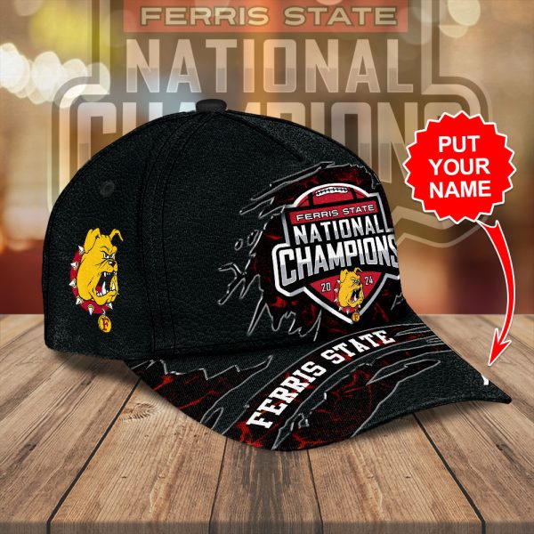 Personalized Ferris State Bulldogs Football Classic Cap - MAITM 9347