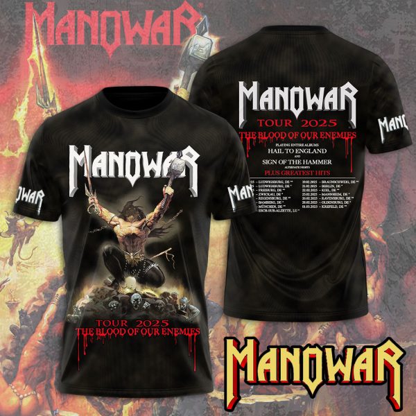 Manowar Band 3D Apparel – MAITM 9224