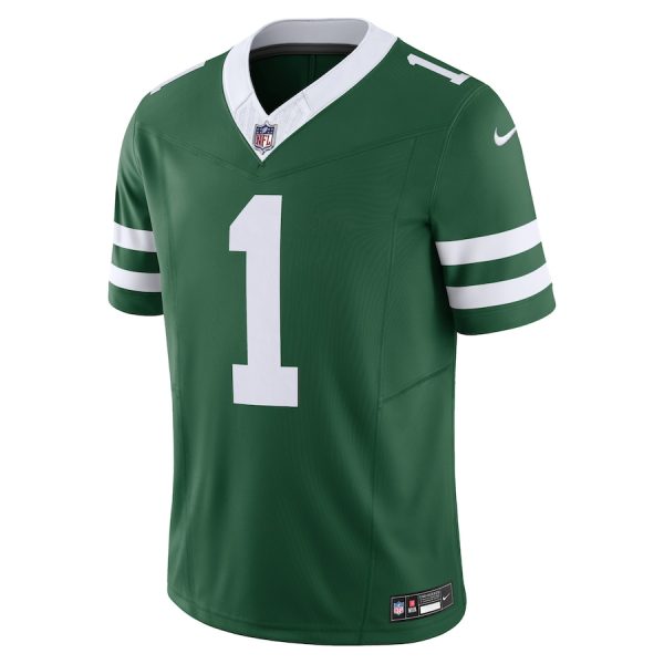 Men's New York Jets Ahmad Sauce Gardner Nike Legacy Green Vapor F.U.S.E. Limited Jersey - GNE DROP413