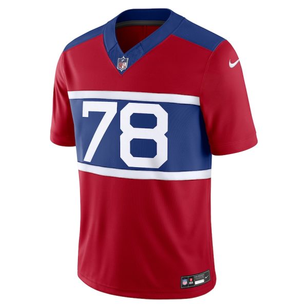 Men's New York Giants Andrew Thomas Nike Century Red Alternate Vapor F.U.S.E. Limited Jersey - GNE DROP571