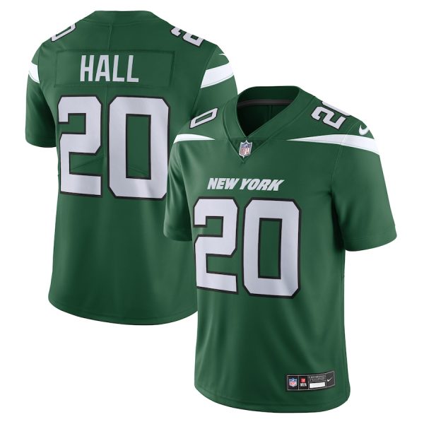 Men's New York Jets Breece Hall Nike Gotham Green Vapor Untouchable Limited Jersey - GNE DROP425