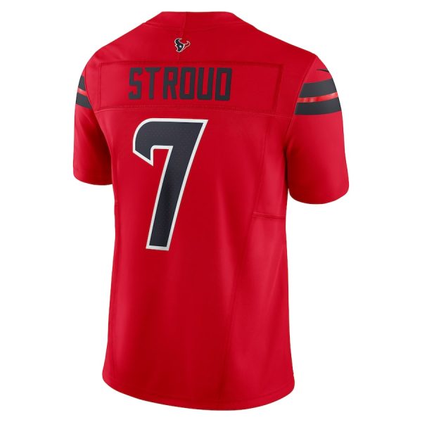 Men's Houston Texans C.J. Stroud Nike Red Alternate Vapor F.U.S.E. Limited Jersey - GNE DROP002