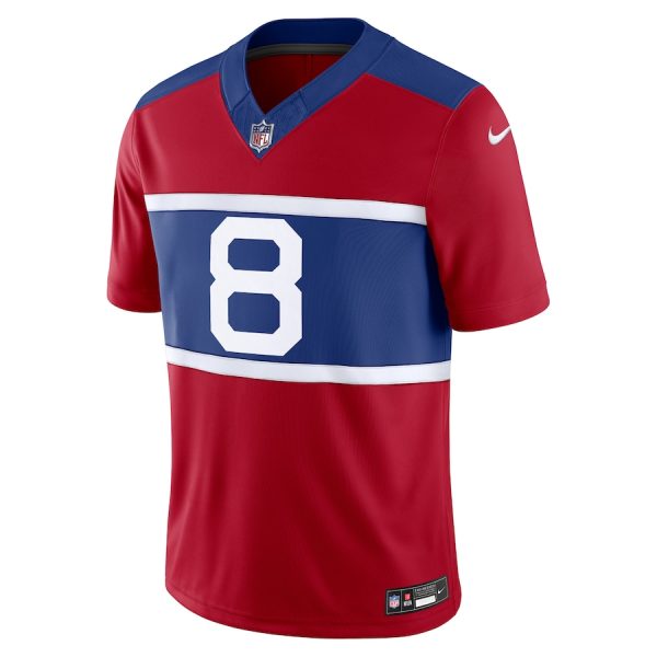 Men's New York Giants Daniel Jones Nike Century Red Alternate Vapor F.U.S.E. Limited Jersey - GNE DROP570