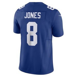 Men's New York Giants Daniel Jones Nike Royal Vapor F.U.S.E. Limited Jersey - GNE DROP553