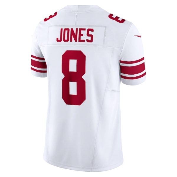 Men's New York Giants Daniel Jones Nike White Vapor F.U.S.E. Limited Jersey - GNE DROP554