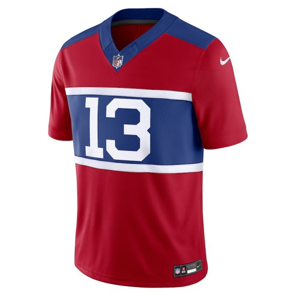 Men's New York Giants Jalin Hyatt Nike Century Red Alternate Vapor F.U.S.E. Limited Jersey - GNE DROP573