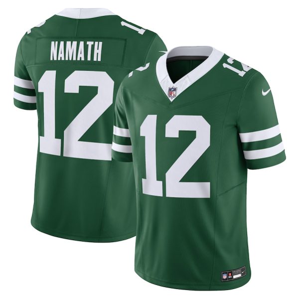 Men's New York Jets Joe Namath Nike Legacy Green Vapor F.U.S.E. Limited Jersey - GNE DROP550