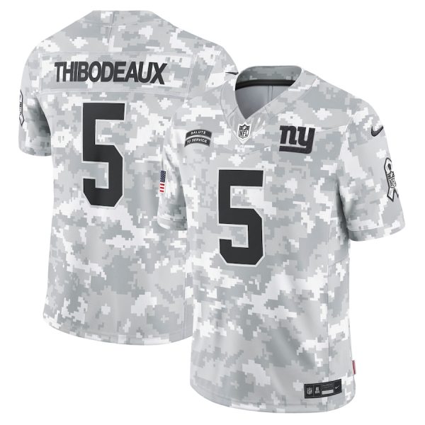 Men's New York Giants Kayvon Thibodeaux Nike Arctic Camo 2024 Salute to Service Limited Jersey - GNE DROP557