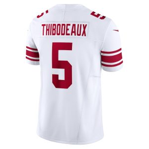 Men's New York Giants Kayvon Thibodeaux Nike White Vapor F.U.S.E. Limited Jersey - GNE DROP572