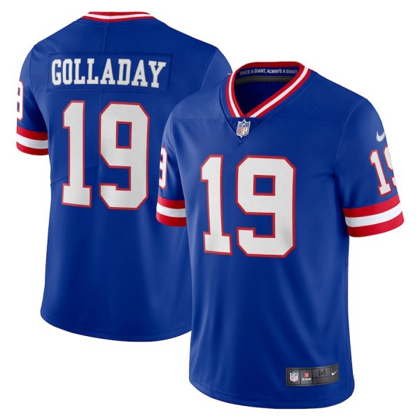 Men's New York Giants Kenny Golladay Nike Royal Classic Vapor Limited Player Jersey - GNE DROP568