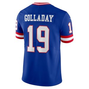 Men's New York Giants Kenny Golladay Nike Royal Classic Vapor Limited Player Jersey - GNE DROP568