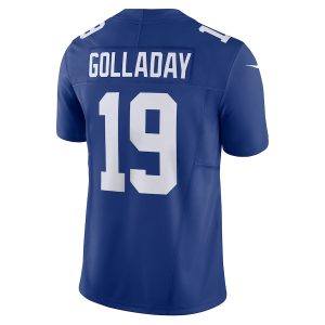 Men's New York Giants Kenny Golladay Nike Royal Vapor F.U.S.E. Limited Jersey - GNE DROP565