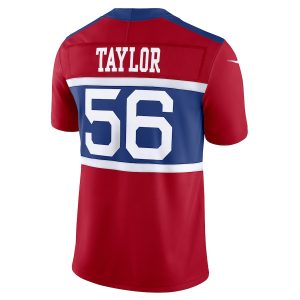 Men's New York Giants Lawrence Taylor Nike Century Red Alternate Vapor F.U.S.E. Retired Player Limited Jersey - GNE DROP567