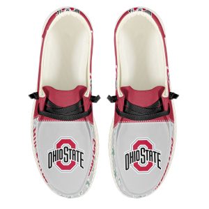 Ohio State Buckeyes Football Custom Hey Dude Shoes - MAITM 9668